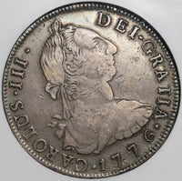 1776 NGC VF 30  Bolivia 8 Reales Charles III Spain Colonial Silver Coin (22030603C)