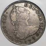 1776 NGC VF 30  Bolivia 8 Reales Charles III Spain Colonial Silver Coin (22030603C)