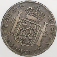 1776 NGC VF 30  Bolivia 8 Reales Charles III Spain Colonial Silver Coin (22030603C)