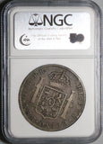 1776 NGC VF 30  Bolivia 8 Reales Charles III Spain Colonial Silver Coin (22030603C)