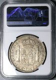 1778 NGC AU 58 Bolivia Charles III 8 Reales Spain Colonial Silver Coin (23041401C)