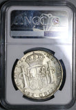 1808 NGC AU 58 Bolivia Charles IIII 8 Reales Spain Colonial Silver Coin (21122501C)