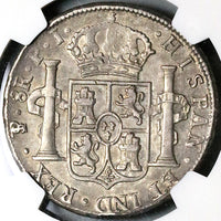 1817 NGC XF 45 Bolivia Ferdinand VII 8 Reales Spain Colonial Silver Dollar Coin (22030903C)