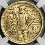 1932 NGC MS 65  Brazil 1000 Reis Colonization da Sousa 56K Coins (22030801C)