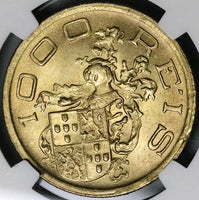 1932 NGC MS 65  Brazil 1000 Reis Colonization da Sousa 56K Coins (22030801C)