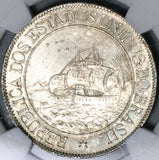 1900 NGC MS 63 Brazil 2000 Reis Discovery Silver Coin 20K Minted (21082801C)