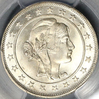 1924 PCGS MS 66+ BRAZIL 2000 Reis GEM BU Coin POP 1/0 (18073002C)