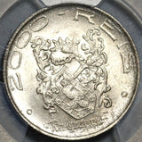 1932 PCGS MS 64 Brazil 2000 Reis Coin Discovery John III Silver Coin (20011302C)