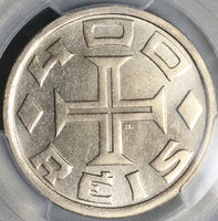 1932 PCGS MS 65  Brazil 400 Reis Colonization Commemorative Topographical Map Coins (22061002C)