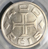 1932 PCGS MS 65  Brazil 400 Reis Colonization Commemorative Topographical Map Coins (22061002C)