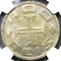 1932 NGC MS 65 Brazil Colonization 400 Reis Commemorative Coin (19031601CZ)