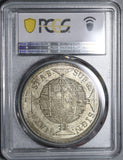 1820-R PCGS MS 63 Brazil 960 Reis Overstruck Bolivia 1800 8 Reales (20080201D)