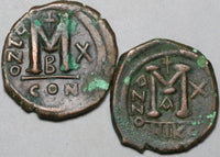 574 Justin II Sophia Byzantine Follis Constantinople Nicomedia Year 10 (22100703R)