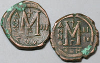 567 Justin II Sophia Byzantine Follis Constantinople Year 3 Year 4 (22100601R)