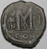 569 Justin II Sophia Byzantine Follis Constantinople Year 5 (23122704R)