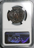 513 NGC Ch VF Heraclius Byzantine Empire Follis Cyzicus Overstruck (21092801C)