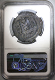 565 NGC VF Justin II Byzantine Follis Antioch Mint Pedigree (18121801C)