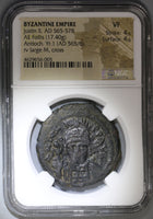 565 NGC VF Justin II Byzantine Follis Antioch Mint Pedigree (18121801C)