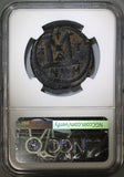 527 NGC F Justin I & Justinian I Byzantine Empire Follis Nicomedia Mint Rare Joint Reign Coin (18121602C)