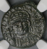 562 NGC Ch XF Ravenna Justinian I Byzantine Empire Decanummium (19070602C)
