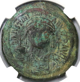 540 Justinian I Byzantine Empire Dated Follis Constantinople Mint NGC VF (19081201C)