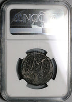 584 NGC VF Maurice Tiberius Byzantine Empire Follis Cyzicus Year 3 (21082903C)