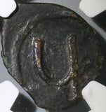 579 Tiberius II Constantine Byzantine 5 Nummi Pentanummium NGC VF (18091304C)