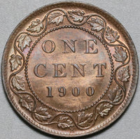 1900-H Canada Victoria UNC Large 1 Cent Coin (21042502R)