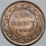 1900-H Canada Victoria UNC Large 1 Cent Coin (21042502R)