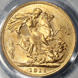 1911-C PCGS MS 64 Gold Sovereign Canada St George Coin (19020302C)