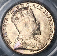 1902 PCGS MS 65 Canada 5 Cents Edward VII OGH Gem Silver Sterling Old Green Holder Coin (22100902C)