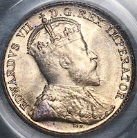1902 PCGS MS 65 Canada 5 Cents Edward VII OGH Gem Silver Sterling Old Green Holder Coin (22100902C)