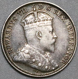 1903 Canada Edward VII 5 Cents VF Sterling Silver Coin (22042202R)