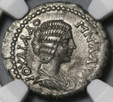 207 NGC Ch XF Julia Domna Silver AR Drachm Caesarea Cappadocia Roman Provincial (21061603C)
