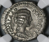 207 NGC Ch XF Julia Domna Silver AR Drachm Caesarea Cappadocia Roman Provincial (21061603C)