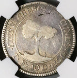 1831-T NGC VF 30 Central American 2 Reales Honduras Silver Coin (23022404C)