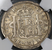 1810 NGC XF 45 Chile 2 Reales Imaginary Bust Spain Silver Coin (19030901C)