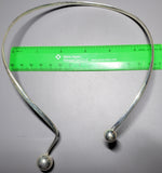 1976 Alton Vintage 925 Silver Choker Necklace Sweden Organic Modern