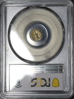 1875 PCGS XF 40 Colombia 1/4 Decimo Popayan Silver Coin POP 1/1 (20050605C)