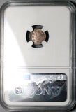 1844 NGC XF 45 Colombia 1/4 Real Bogota Nueva Granada Silver Coin (21081905D)