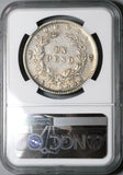 1859 NGC XF Colombia 1 Peso Bogota Granadine Condor Coin (22120404C)