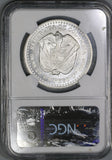 1956 NGC MS 66 Colombia Peso 200th Year Popayan Mint Silver Coin (20053003C)