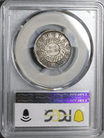 1848 PCGS XF 40 Colombia 2 Reales Bogota Mint Silver Coin (22100802C)