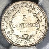 1912 PCGS MS 66 Costa Rica 5 Centimos Silver Mint State Coin (20092601C)