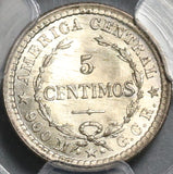 1912 PCGS MS 66 Costa Rica 5 Centimos Silver Mint State Coin (20092601C)