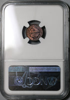 1929 NGC MS 64 Costa Rica 5 Centimos Mint State Bronze Coin (21030302D)