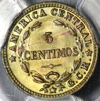 1940 PCGS MS 65 Costa Rica 5 Centimos Mint State Coin (20092602C)