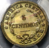 1940 PCGS MS 65 Costa Rica 5 Centimos Mint State Coin (20092602C)