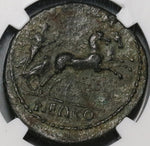 147 Mysia Cyzicus Faustina Jr Demeter Driving Biga Horses AE 27 NGC VF (20042801C)