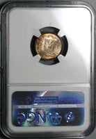 1937 NGC MS 64 Dominican Republic 10 Centavos Silver Gem Coin (23031602C)